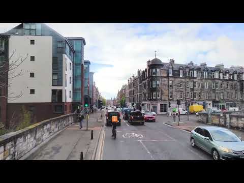 4K 🚌🇬🇧 EDINBURGH, UK Bus Travel 🚌  Scotland - Newington to Newhaven