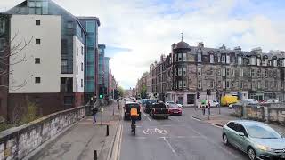 4K 🚌🇬🇧 EDINBURGH, UK Bus Travel 🚌  Scotland - Newington to Newhaven