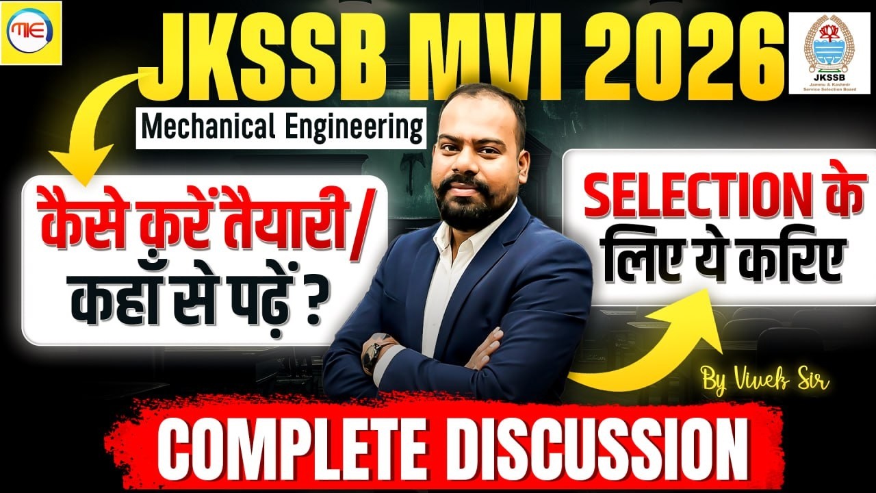 JKSSB Motor Vehicle Inspector 2026: Complete Selection Roadmap Exam Pattern & Syllabus (Mechanical)
