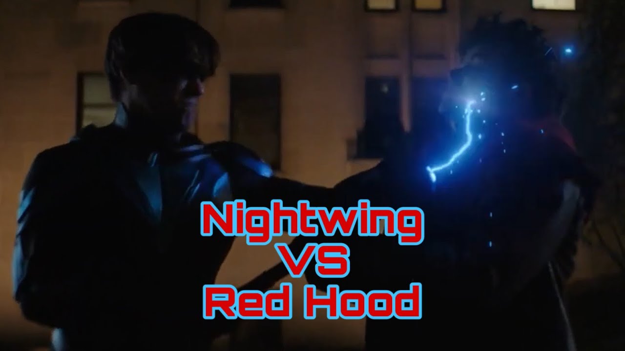 Nightwing vs Red Hood Fight Scenes - DC's Titans