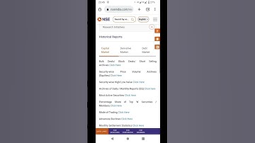 Historical data from nse website for backtest