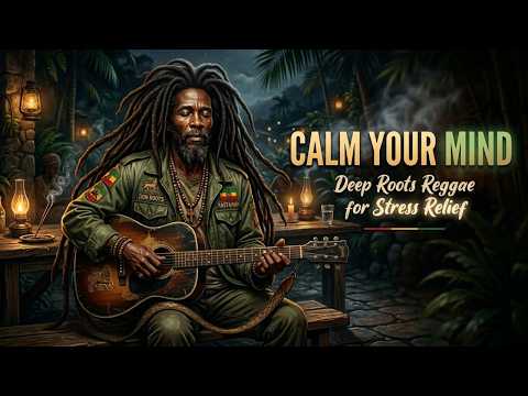 Deep Roots Reggae for Stress Relief 🌙 | Calm Jamaican Night Vibes
