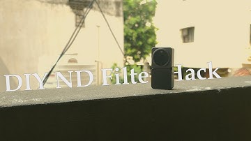 DJI action 2 ND filter DIY Hack!