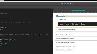 02. Header Area - One-pager HTML/CSS