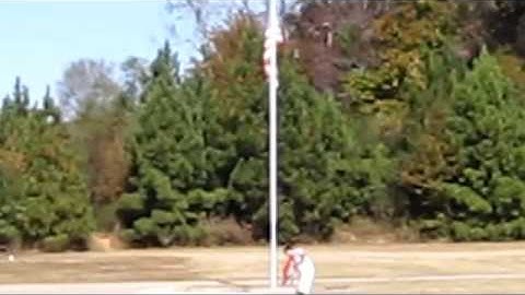 Launch of a two stage Super Big Bertha model rocket