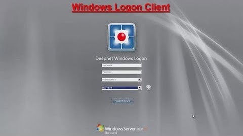 Windows Logon Client Users Guide