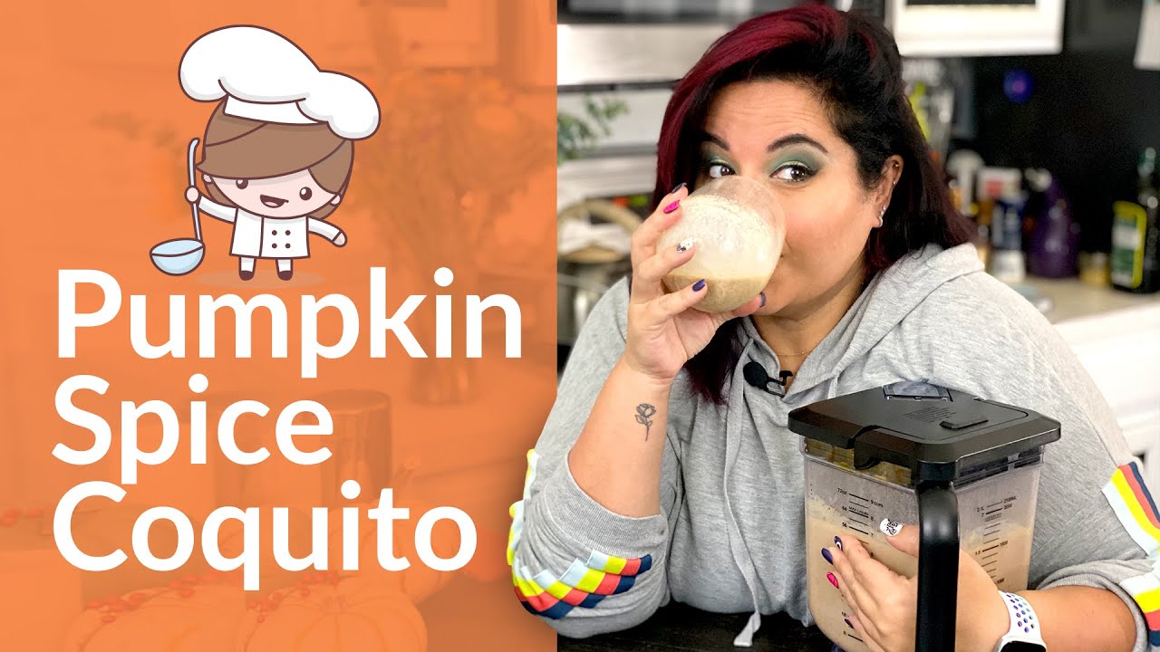 How To Make Pumpkin Spice Coquito - Puerto Rican Eggnog (No Eggs)