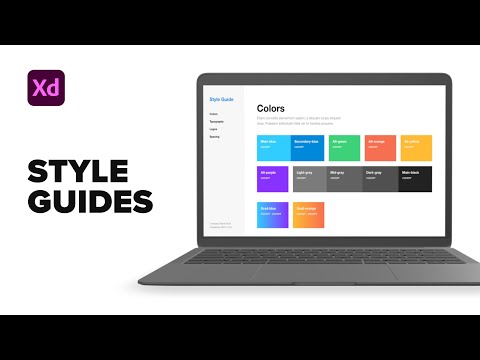 Erstellen eines Style Guide mit Adobe Xd - Tutorial