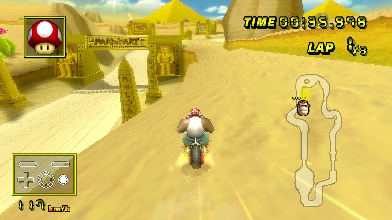 [MKWii] Dry Dry Ruins - 1:49.606 - 4Vex