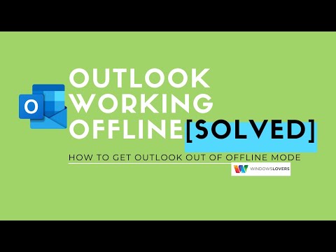 Outlook 2016 Working Offline -  Get Outlook Back Online [SOLVED] | Foci