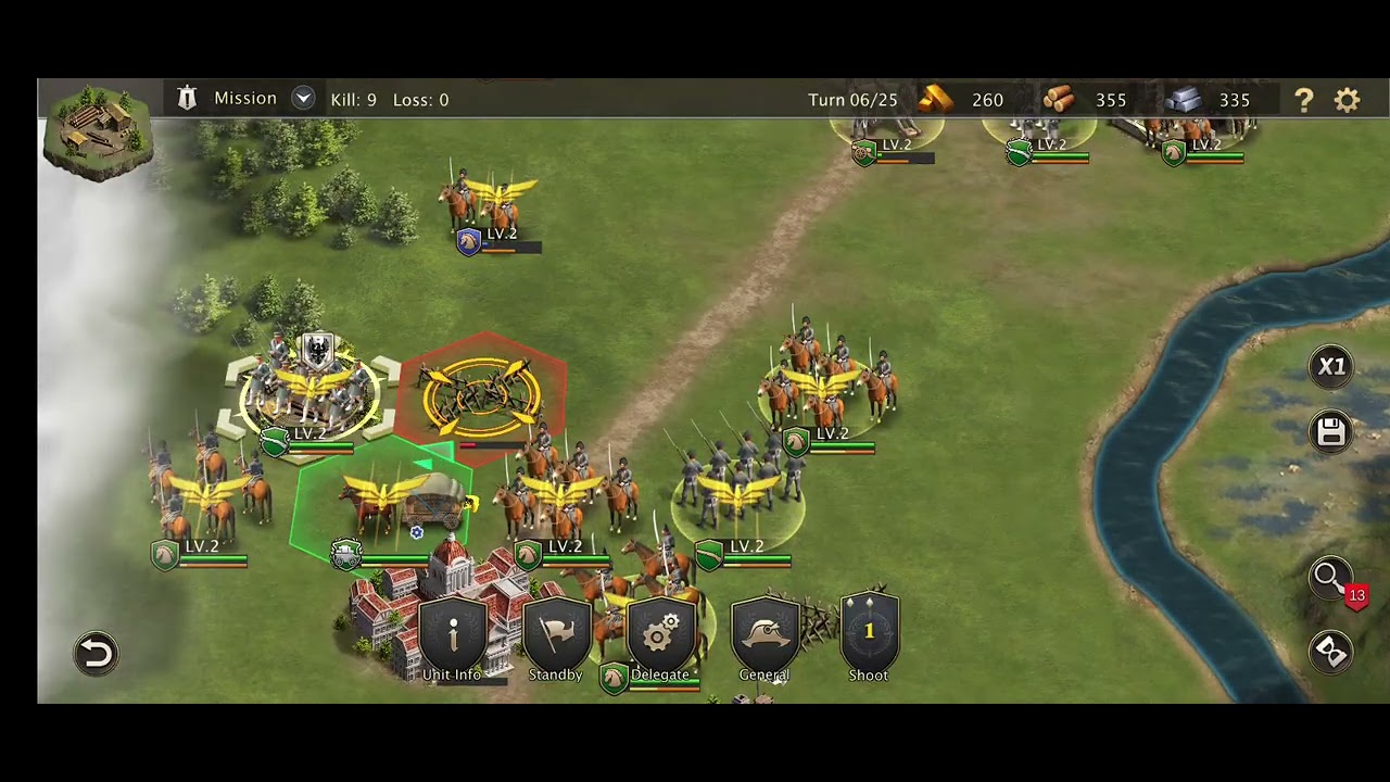 Сражение при Хотузице (в игре Grand War 2)