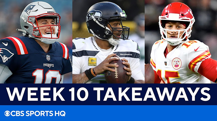 NFL Week 10 Takeaways: Mac Jones, Patriots are legit; Patrick Mahomes is BACK | CBS Sports HQ