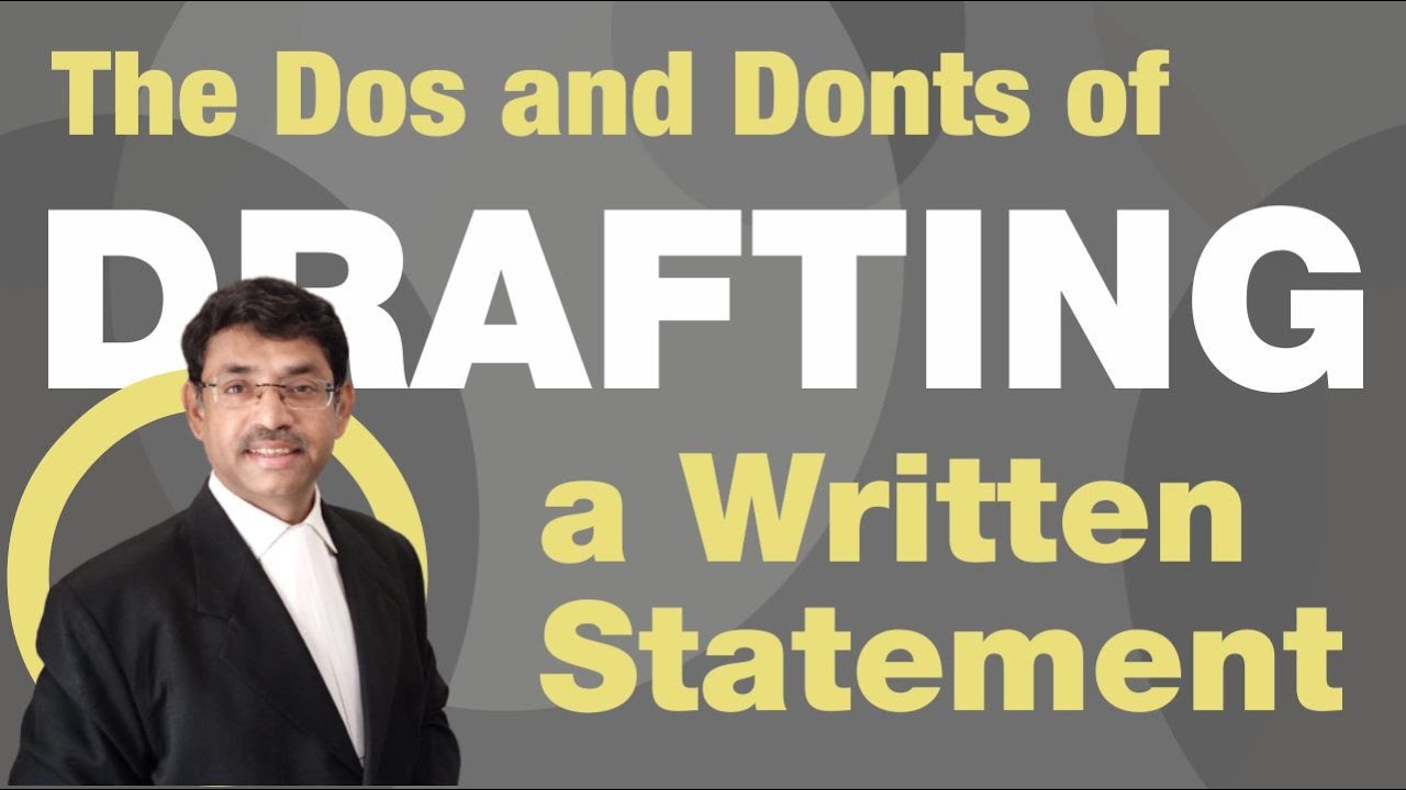 How to Draft Written Statements - Legal Drafting Tips for Young Lawyers
