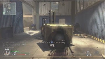 360 Wallbang Quickscope Killcam - MW2
