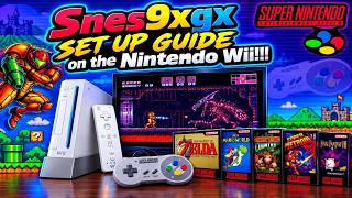 Snes9XGX Emulator Set Up Guide on the Nintendo Wii!!!