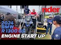 Listen to New 2024 BMW R 1300 GS Boxer Engine Start Up and Rev