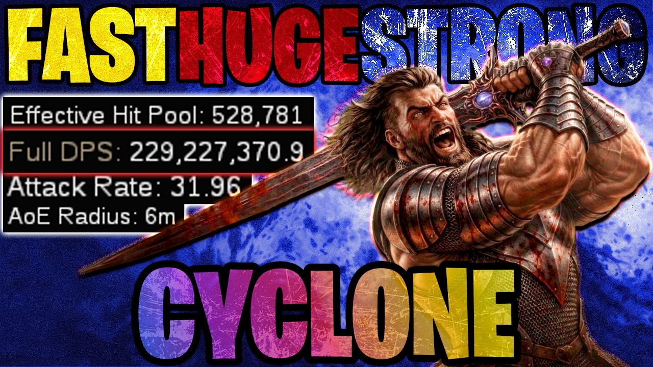 [3.28] FAST HUGE STRONG Cyclone Slayer Build Guide | Path of Exile ...