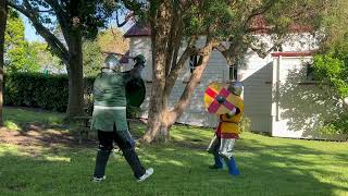 Alaric's Training Day 1: Alaric vs. Ben 6