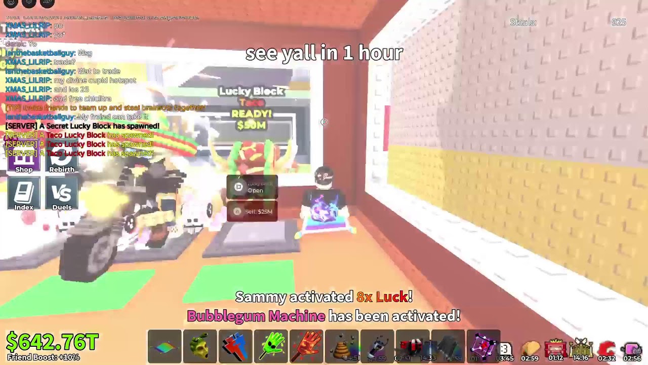 Steal a brainrot trading