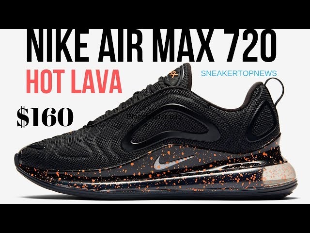 Nike Air Max 720 Lava” Features Crimson Splatter Print - YouTube