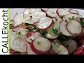 Knackiger radieschen salat einfach selber machen  omas rezept