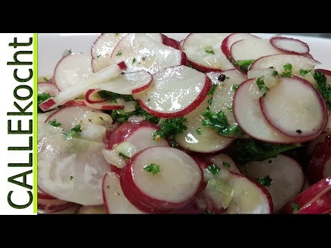 Video: Radieschensalate Einfach Zubereiten