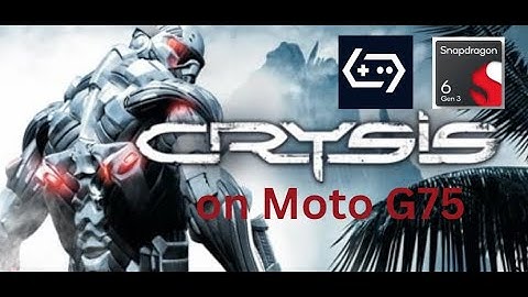 Can Mobile Run Crysis? (Snapdragon 6 gen 3 GameHub Wine)