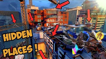 HIGHRISE MAP HIDDEN SPOTS | SECRET LOCATIONS | COD MOBILE