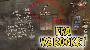 COD WW2 FREE FOR ALL V2 ROCKET gameplay! NUKED OUT.