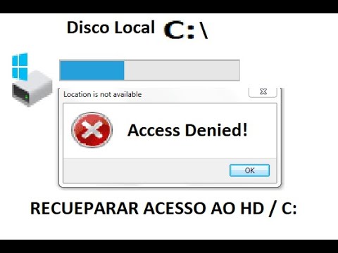 Vídeo: Como Restaurar O Acesso A Um Disco