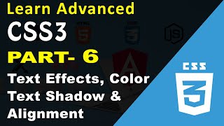 CSS3 Text Shadow and Text Effects | Learn Advanced CSS3 Tutorial in Hindi 2020