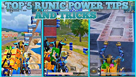 Top 5 tips and tricks in Runic power mode in BGMi/🔥/ #battlekiller