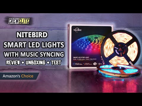 NiteBird - 32.8FT Smart WiFi LED Strip Lights | Works With Amazon Alexa &amp; Google Home [REVIEW]