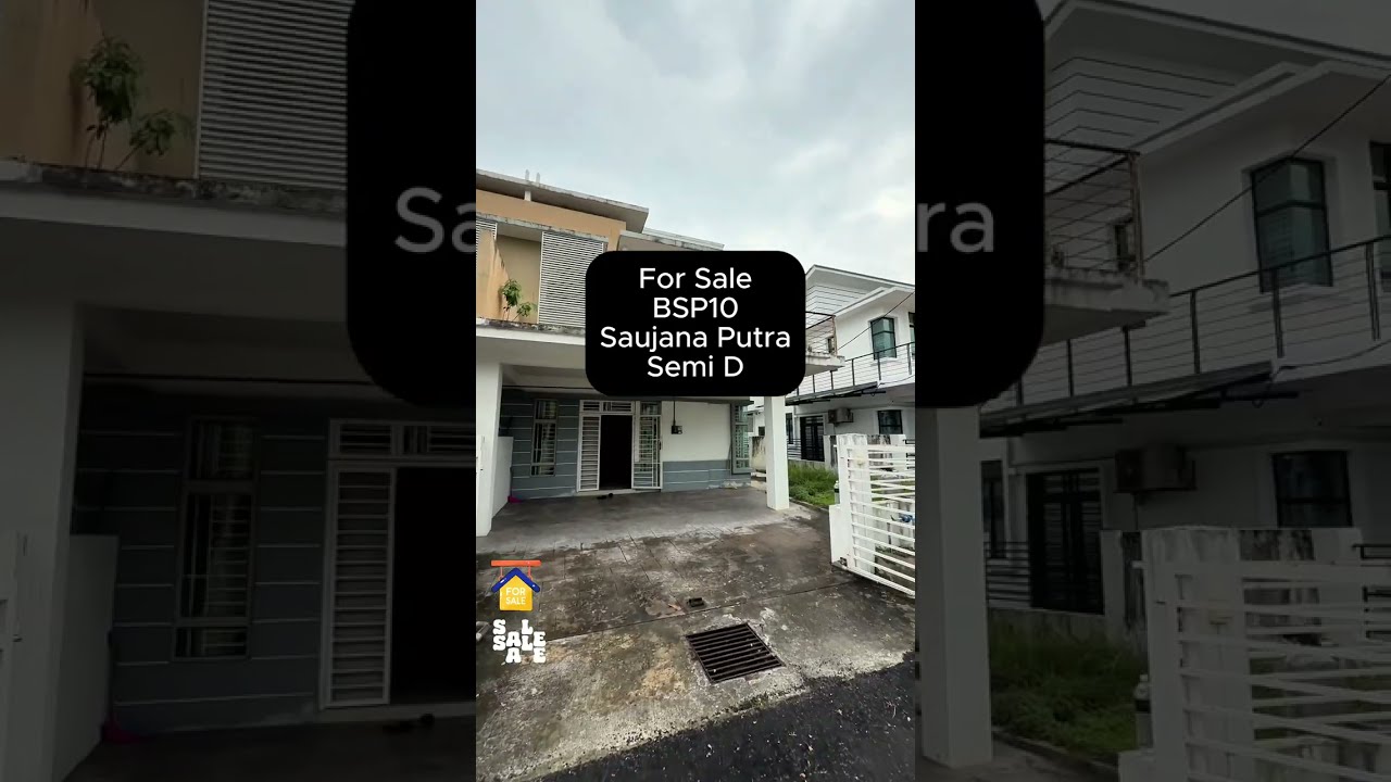 House For Sale | Bandar Saujana Putra | SemiD Cluster