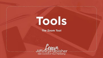 Affinity Publisher Tools: The Zoom Tool