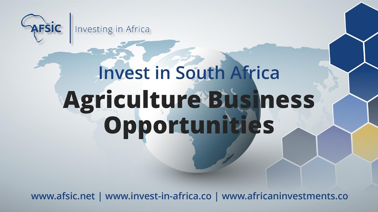 Invest South Africa Agriculture Business Opportunities in South