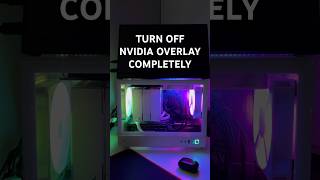 How to turn off Nvidia Overlay #shorts #pc #pctips #nvidiagpu #gpu #pcsettings #windowstips #gaming