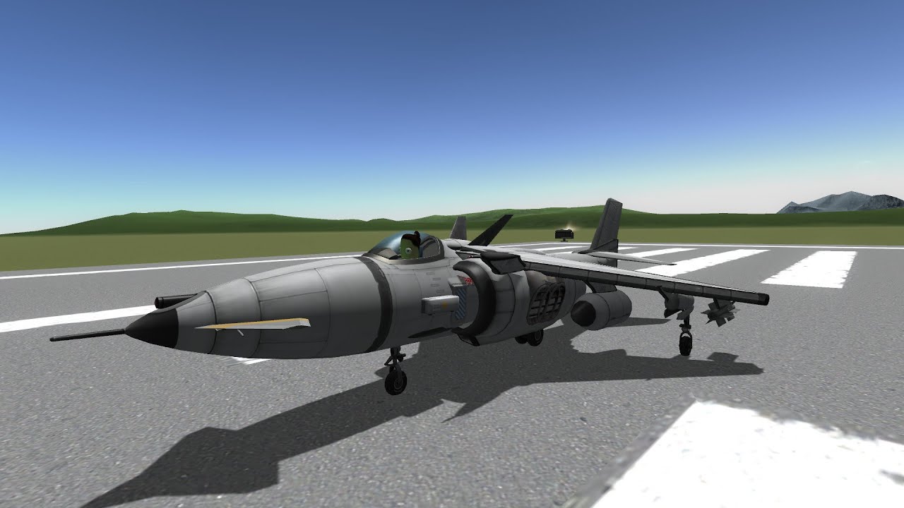 Kerbal Space Program, VTOL, PLANE, Jump jet, Harrier.