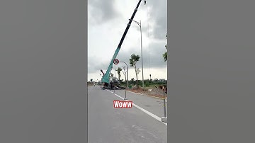 Máy xúc,xe cẩu,xe kéo nối đuôi nhau làm việc #shorts