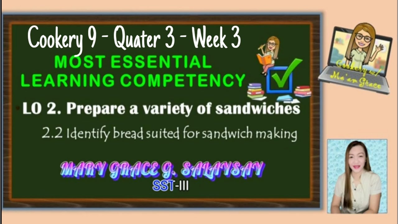 Cookery 9 | Bread suited for sandwich making