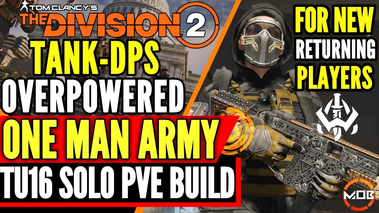 The Division 2 *BEST SOLO PVE BUILD* GOD MODE, HUNTERS FURY HIGH