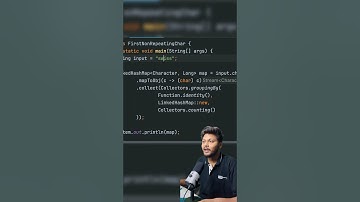 First Non Repeating Character In String Using Java Streams #coding