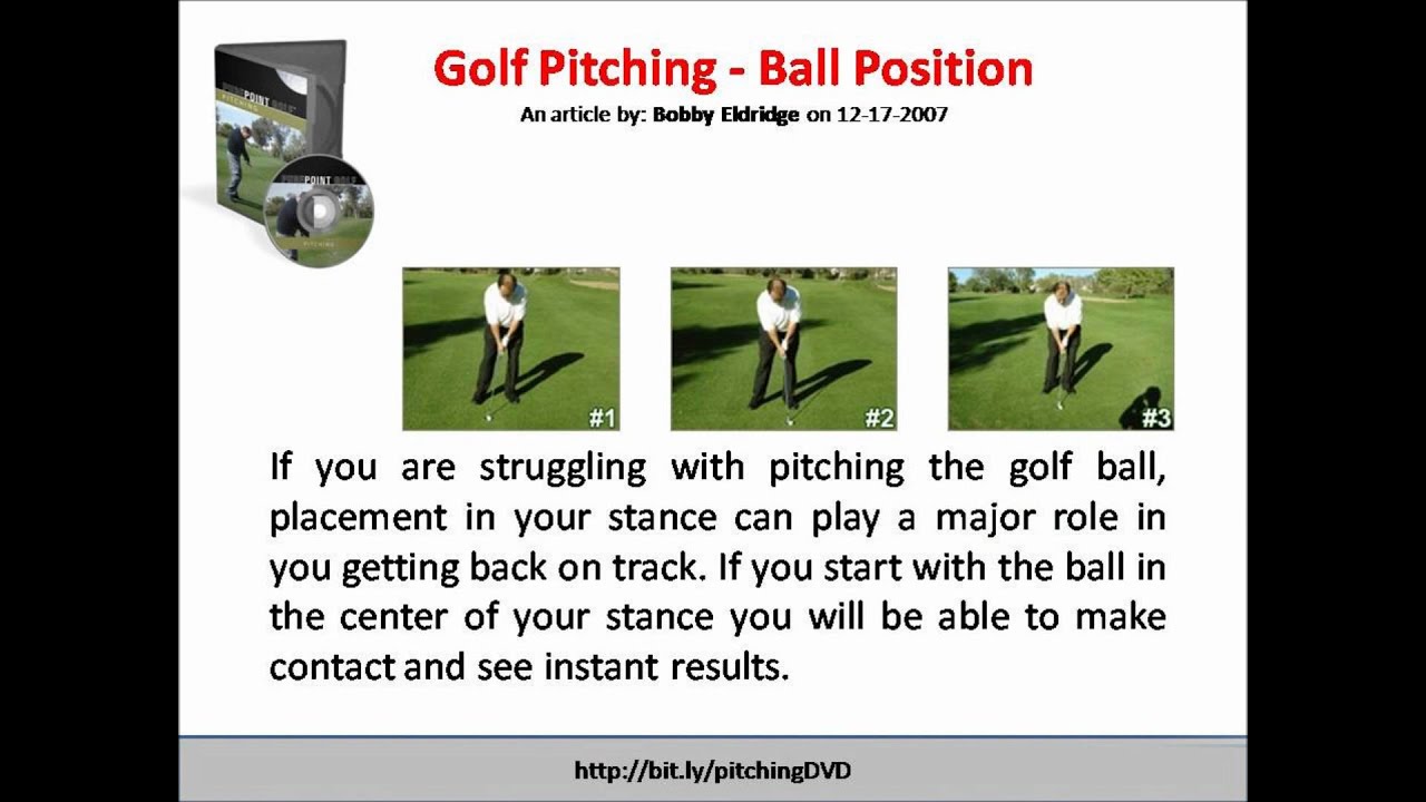 Golf Grip Tips | Golf Pitching - Ball Position - YouTube