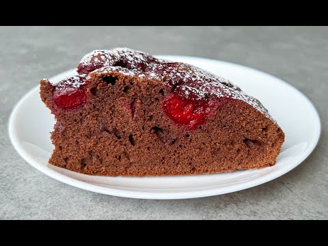 Видео: Шоколадный Пирог с Вишней Нежный, Воздушный, Очень Вкусный!!! / Chocolate Cherry Pie