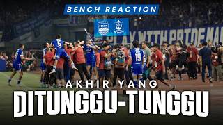 Peluit Akhir Wasit yang Dinantikan Semua Orang Dari Pinggir Lapang | Bench Reaction vs Persijap