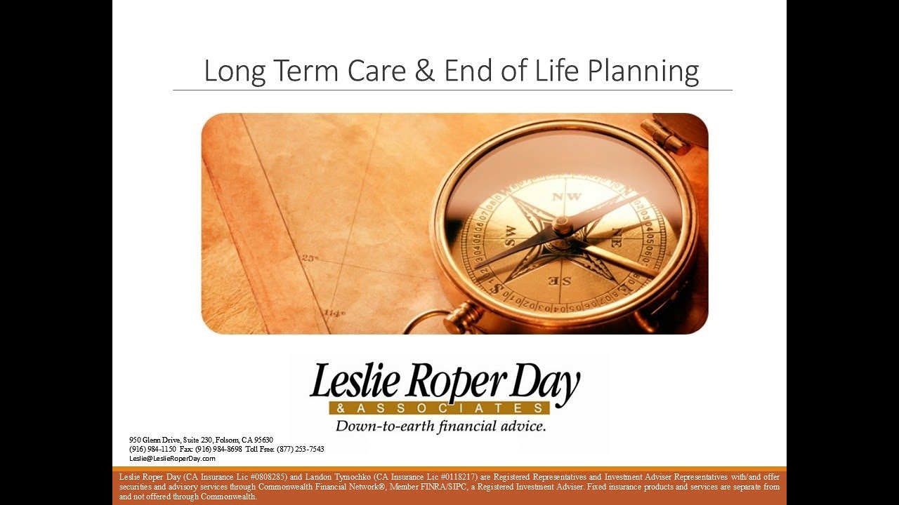 Long Term Care & End of Life Planning Webinar