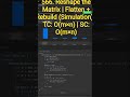 566. Reshape the Matrix | Flatten + Rebuild (Simulation) | TC: O(m×n) | SC: O(m×n)