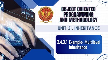 3.4.3.1 Example of Multilevel Inheritance | CS305/CS504(B) |