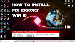 How To Install Freelancer HD Mod and Fix Errors WIN 10