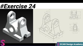 Solidworks Tutorial Exercise 24 for Beginner | #solidworks | #beginners